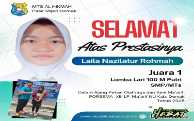 MTs Al Hikmah Pasir Berpartisipasi dalam PORSEMA XIII LP. Ma'arif NU Demak 2025