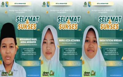 Bangga! Tiga Siswa MTs Al Hikmah Pasir Sabet Medali Perak dan Perunggu di Ajang OSKANU IV Jawa Tengah 2026